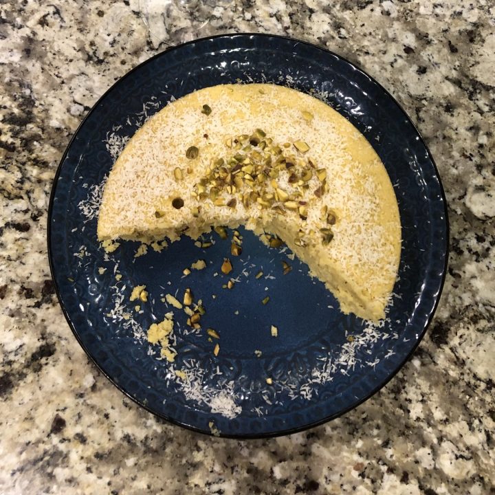 Steamed Lemon and Olive OIl Cake